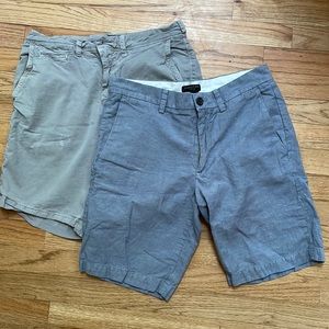 2pr mens shorts - American Eagle and Banana Republic